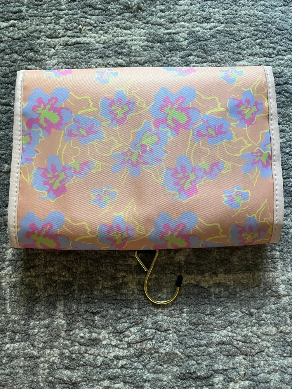 Nine West Floral Pink and Lavender Jewelry Organizer